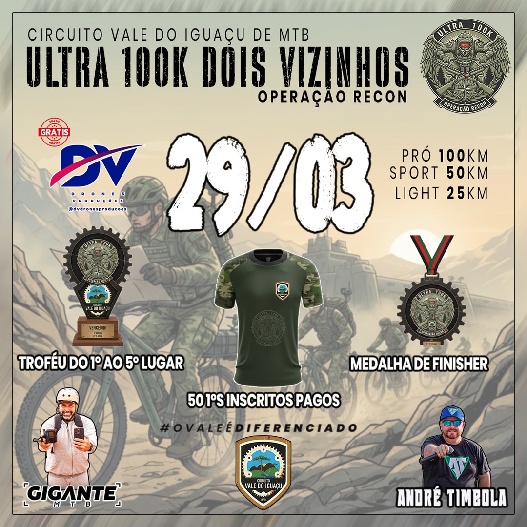 Circuito Vale do Iguaçu 2026 - 1ª Etapa - Dois Vizinhos 